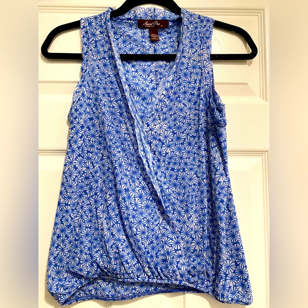 Faux wrap tank